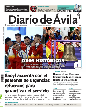 Portada Diario de Ávila