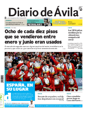 Portada Diario de Ávila