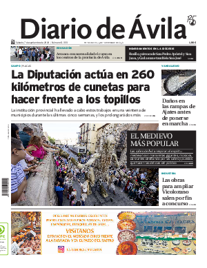 Portada Diario de Ávila