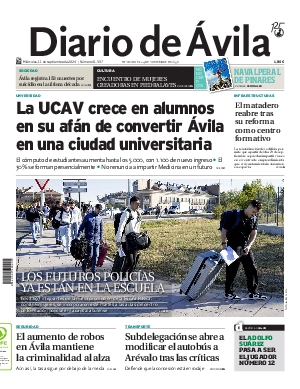 Portada Diario de Ávila