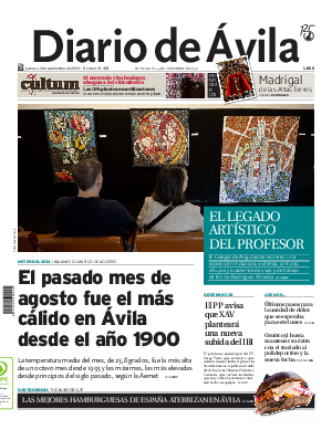 Portada Diario de Ávila