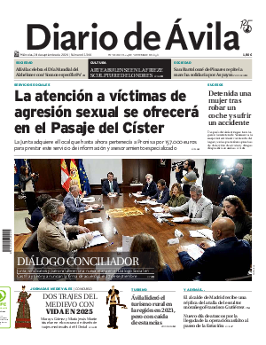 Portada Diario de Ávila