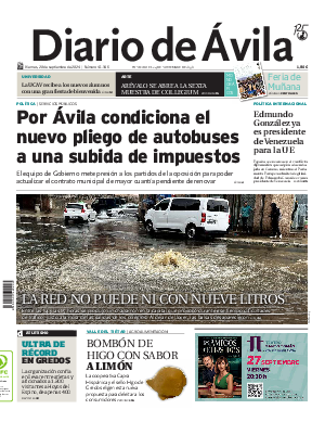 Portada Diario de Ávila