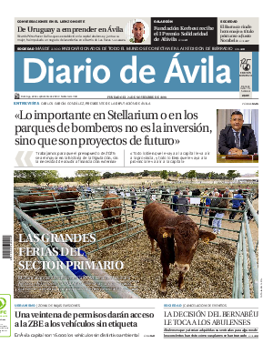 Portada Diario de Ávila