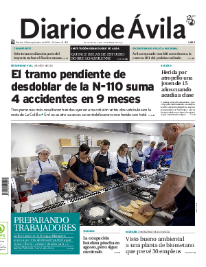 Portada Diario de Ávila