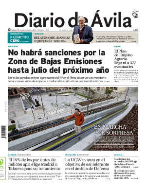 Portada Diario de Ávila