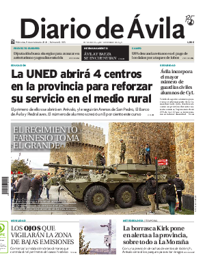 Portada Diario de Ávila