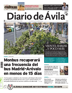 Portada Diario de Ávila