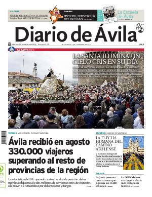 Portada Diario de Ávila