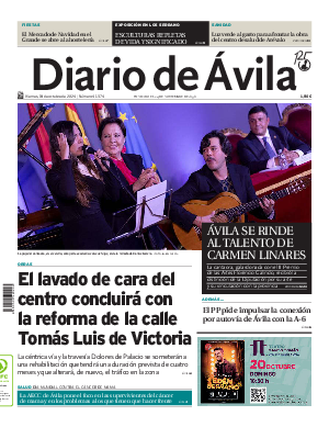 Portada Diario de Ávila