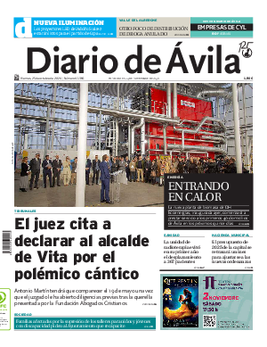 Portada Diario de Ávila