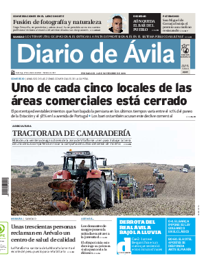 Portada Diario de Ávila