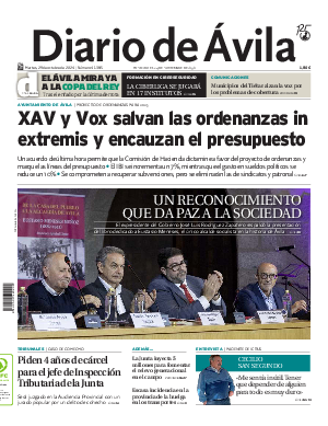 Portada Diario de Ávila