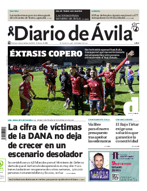 Portada Diario de Ávila