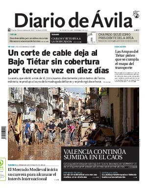 Portada Diario de Ávila