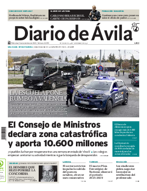 Portada Diario de Ávila