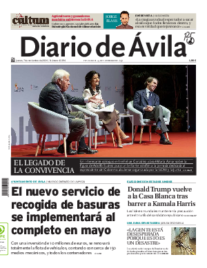 Portada Diario de Ávila