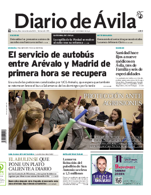 Portada Diario de Ávila