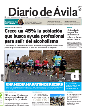 Portada Diario de Ávila