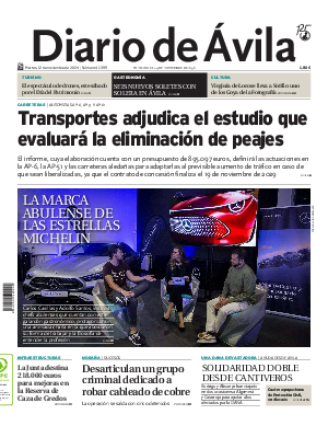 Portada Diario de Ávila