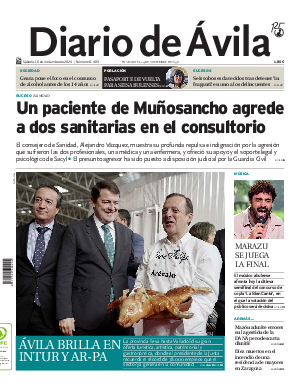 Portada Diario de Ávila