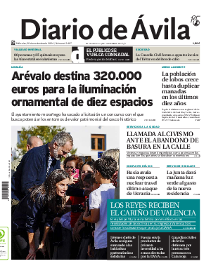 Portada Diario de Ávila