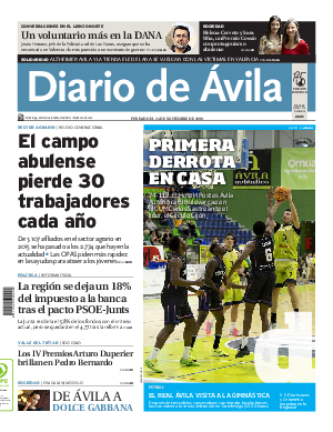 Portada Diario de Ávila