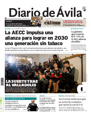 Portada Diario de Ávila