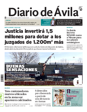 Portada Diario de Ávila