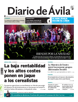 Portada Diario de Ávila