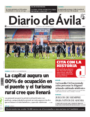 Portada Diario de Ávila