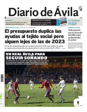 Portada Diario de Ávila