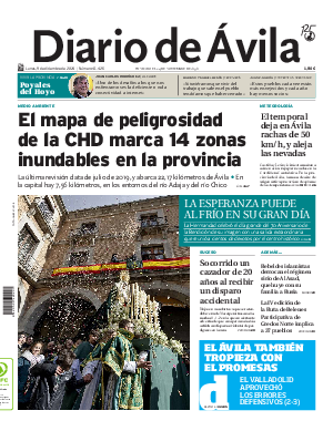 Portada Diario de Ávila