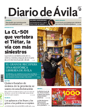 Portada Diario de Ávila