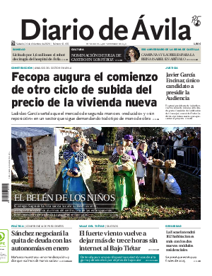 Portada Diario de Ávila