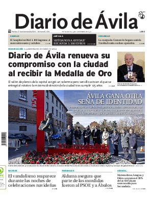 Portada Diario de Ávila