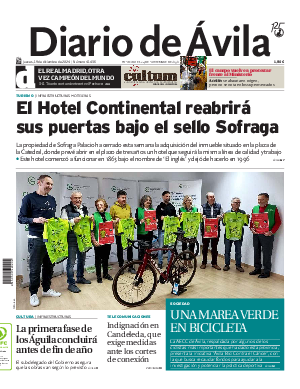 Portada Diario de Ávila