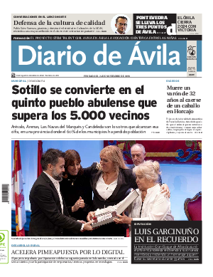 Portada Diario de Ávila