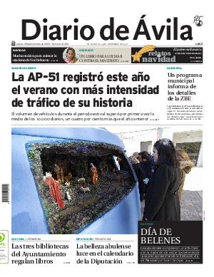 Portada Diario de Ávila