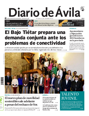 Portada Diario de Ávila