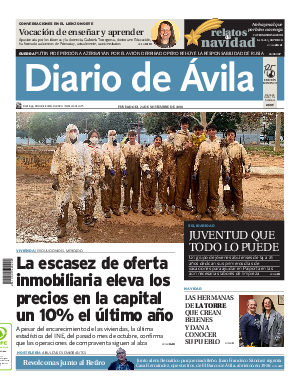 Portada Diario de Ávila