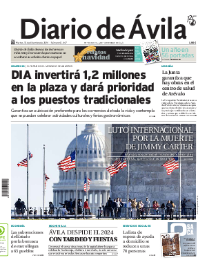 Portada Diario de Ávila