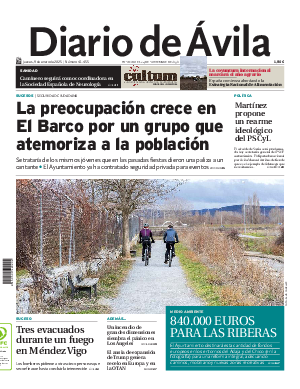 Portada Diario de Ávila