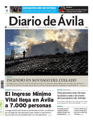 Portada Diario de Ávila