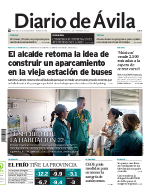 Portada Diario de Ávila