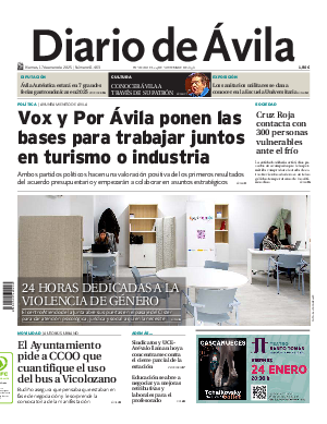 Portada Diario de Ávila