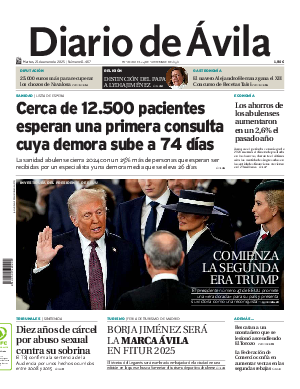 Portada Diario de Ávila