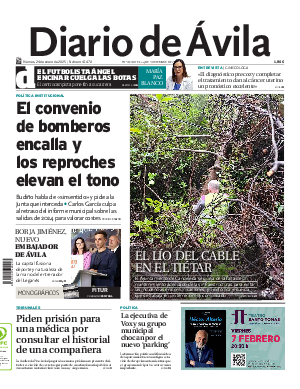 Portada Diario de Ávila