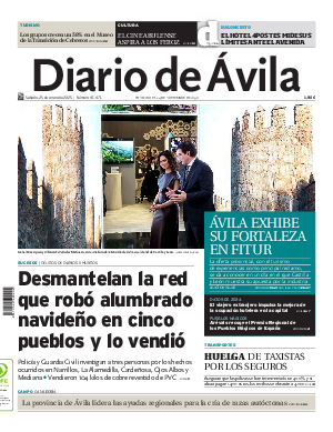 Portada Diario de Ávila