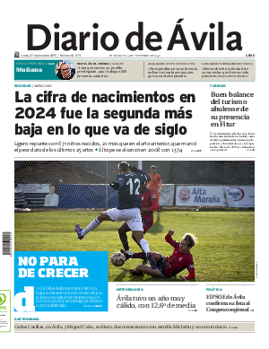 Portada Diario de Ávila